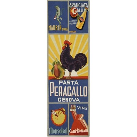 Safavieh 2 ft. - 6 in. x 8 ft. Runner- Transitional Chelsea Mocha Hand Hooked Rug HK245D-28